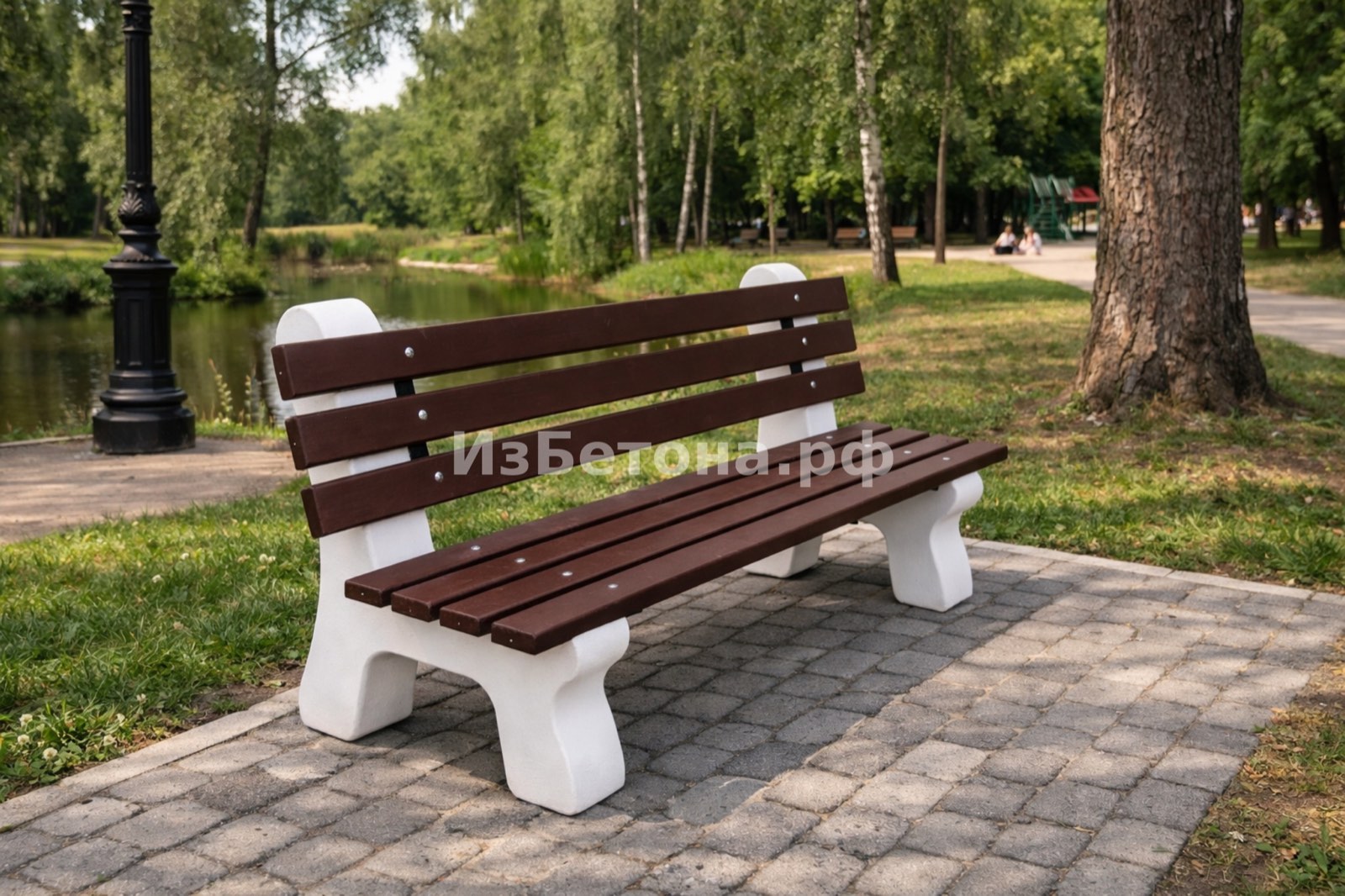 Бетонная скамейка для ЖК